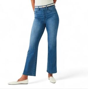 SPANX Women's High Rise Pull-On Light Washed Stretch Jeans